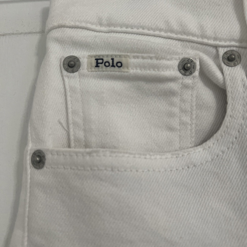 Polo Ralph Lauren High Rise Skinny Ankle Jeans White Women's Size 25 NWT Preppy - Picture 5 of 9